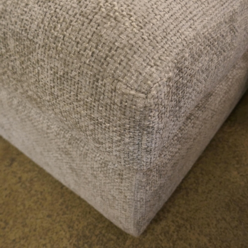 1541 - A grey weave storage footstool