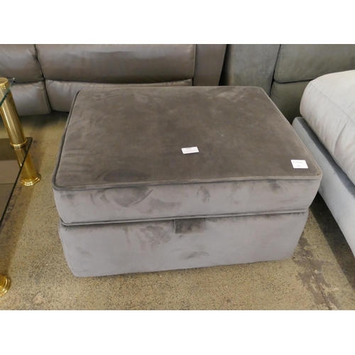 1547 - A grey Hoxton footstool