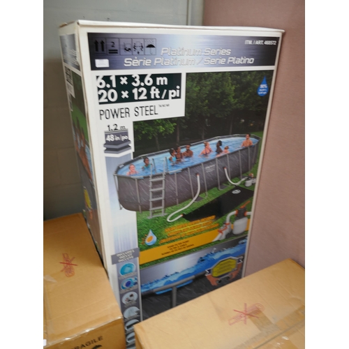 1552 - Platinum 20Ft Steel Pool 20  X 12' X 48 , Original RRP £524.99 + vat (4208-30) *This lot is subject ... 