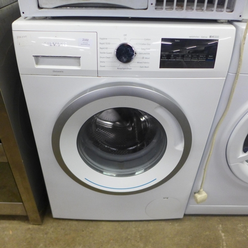 2102 - A Siemens IQ300 Vario-Perfect i-sensoric washing machine