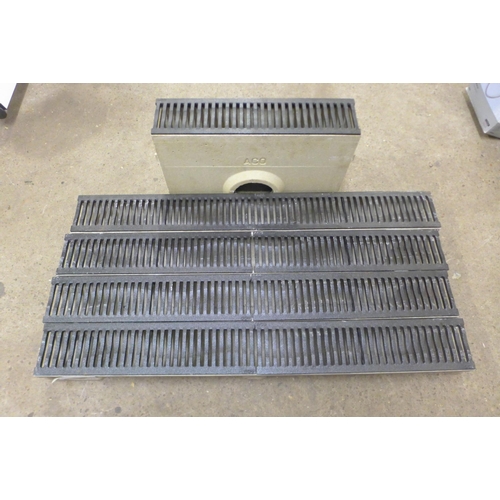 2172 - 5 assorted ACO drainage channels