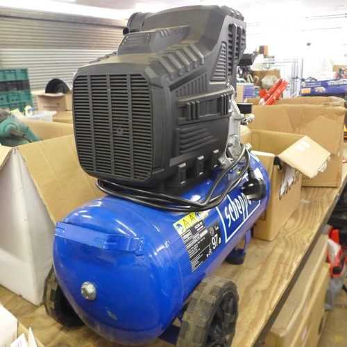 2287 - A Scheppach HC50-10, 230V, 10 bar, 1.8kw air compressor