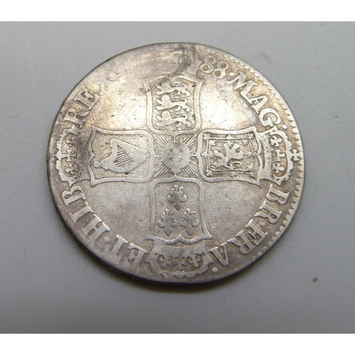 1026 - A James II 1688 Crown