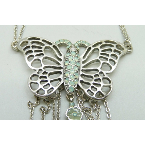 1066 - A Danish Design butterfly necklace