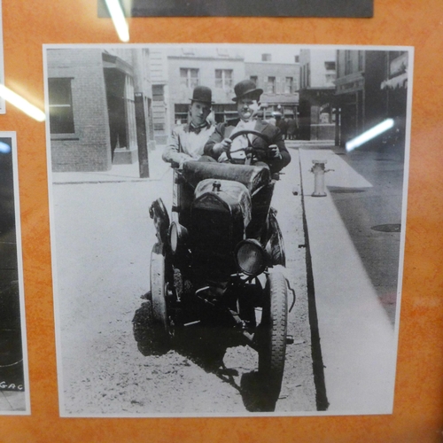 1120 - A framed and mounted Laurel and Hardy display **PLEASE NOTE THIS LOT IS NOT ELIGIBLE FOR IN-HOUSE PO... 