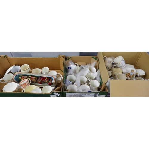 1123 - Three boxes of assorted china, etc. **PLEASE NOTE THIS LOT IS NOT ELIGIBLE FOR IN-HOUSE POSTING AND ... 