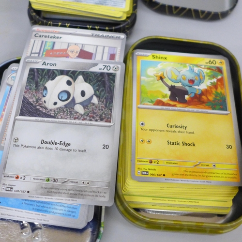 649 - Over 550 Pokemon cards including tins