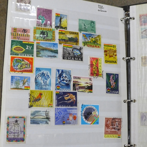 661 - Four albums of world stamps