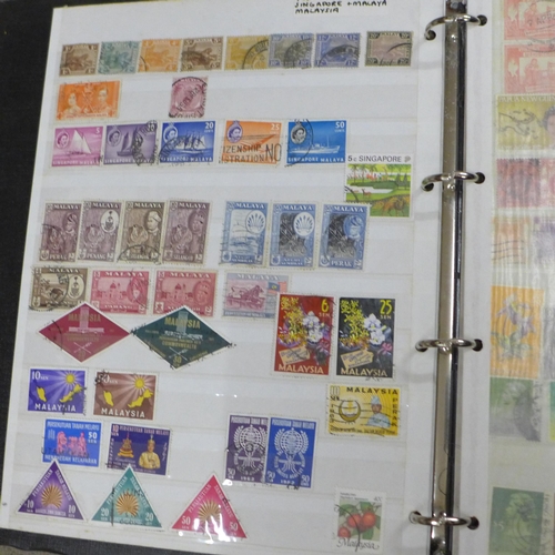 661 - Four albums of world stamps