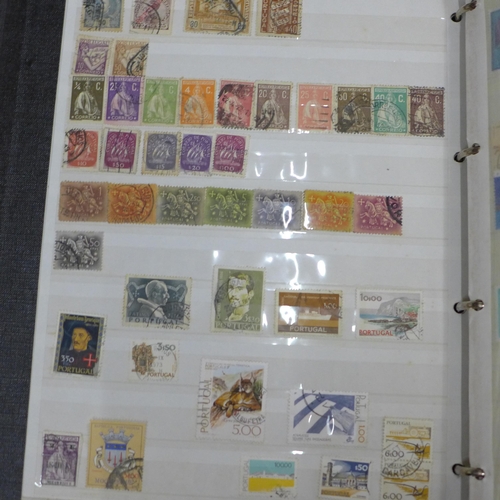 661 - Four albums of world stamps