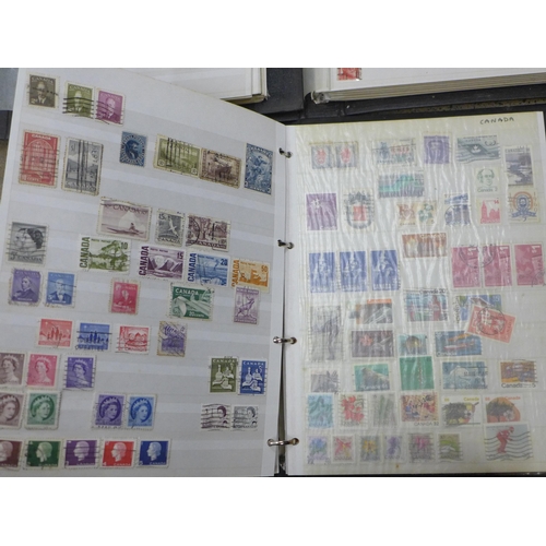 661 - Four albums of world stamps