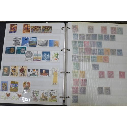 661 - Four albums of world stamps