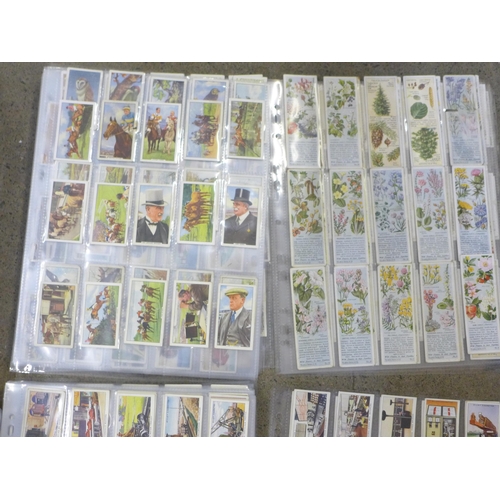 666 - A large quantity of cigarette cards including 28 John Player complete albums