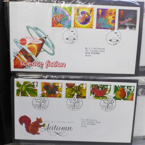 685 - An album of first day covers including Royalty related