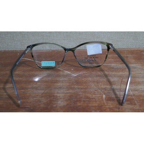 6133 - Radley Green Crystal Plastic Glasses (326A - 178) *This lot is subject to VAT