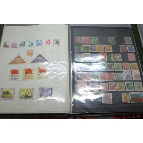 688 - A folder of China stamps on sheets