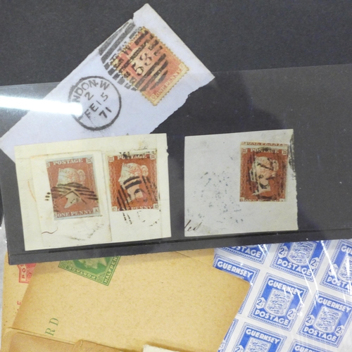 692 - A box file of Great Britain stamps, covers, etc.