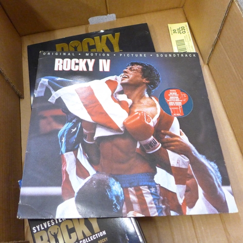 726 - A collection of Rocky memorabilia including posters