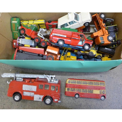 731 - A Meccano 3M motorised construction set, boxed, Lego including a 171 train set, a collection of die-... 