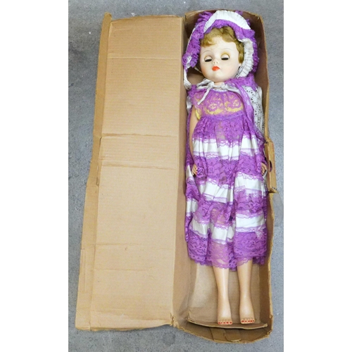 735 - A Lovable Linda Doll, 7 piece jointed doll, with original box