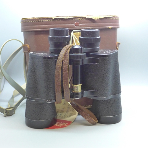 739 - A pair of Zenith binoculars, 7 x 50, cased