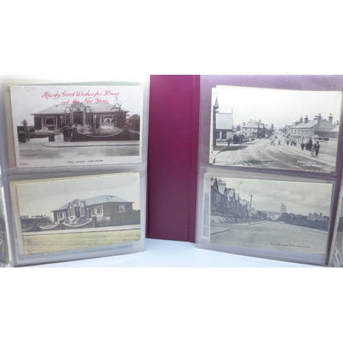 741 - 100 postcards of old Long Eaton - mostly early 20th Century