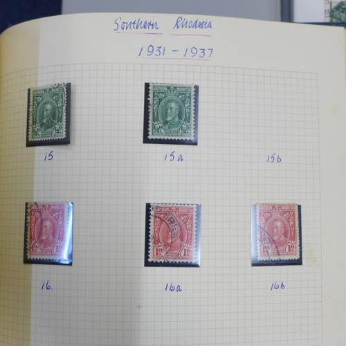 763 - Six albums of stamps including an album of British and European stamps, catalogued