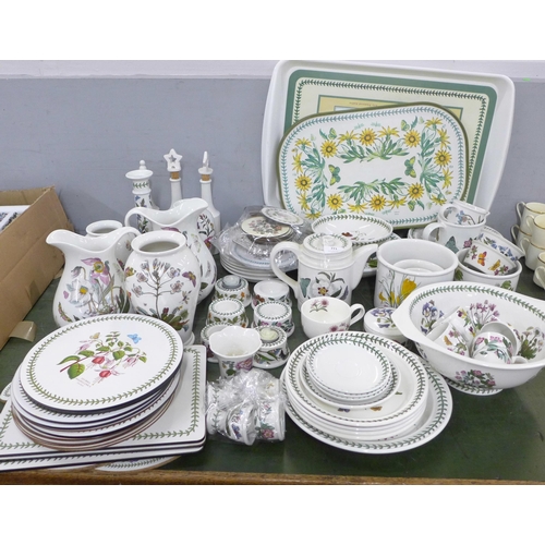 773 - Over 60 pieces of Portmeirion Botanic Garden china, place mats, trays, etc. **PLEASE NOTE THIS LOT I... 