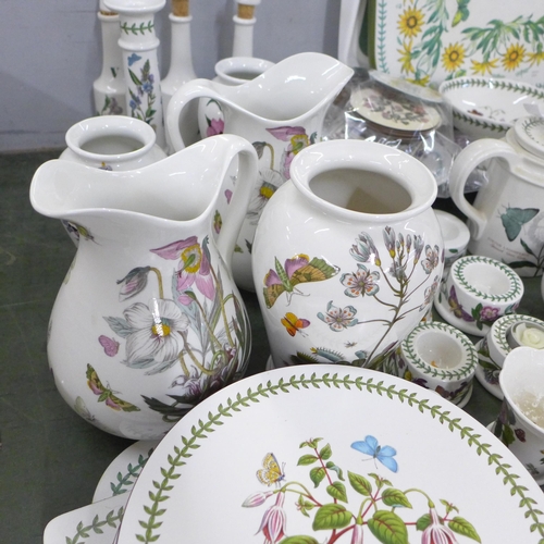 773 - Over 60 pieces of Portmeirion Botanic Garden china, place mats, trays, etc. **PLEASE NOTE THIS LOT I... 