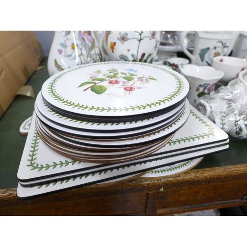 773 - Over 60 pieces of Portmeirion Botanic Garden china, place mats, trays, etc. **PLEASE NOTE THIS LOT I... 