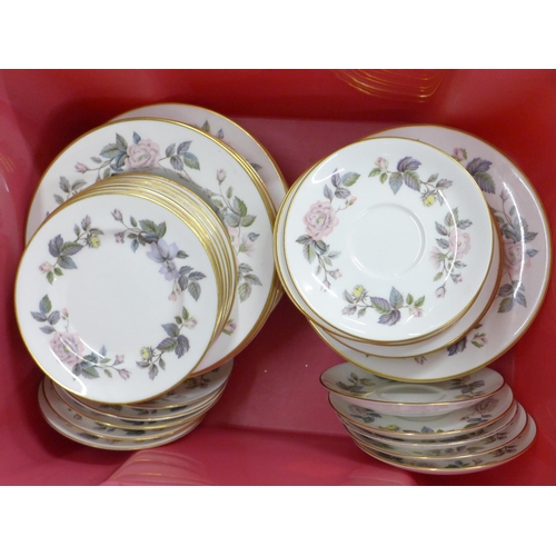 775 - A collection of Royal Worcester June Garland dinner and tea ware, over 70 items **PLEASE NOTE THIS L... 