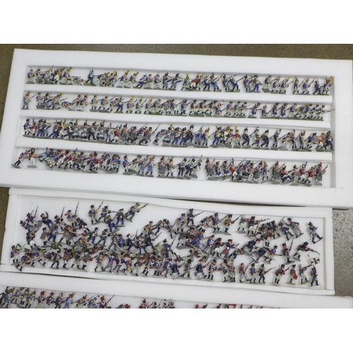 777 - A large collection of Napoleonic wargaming figures, over 900 in total **PLEASE NOTE THIS LOT IS NOT ... 