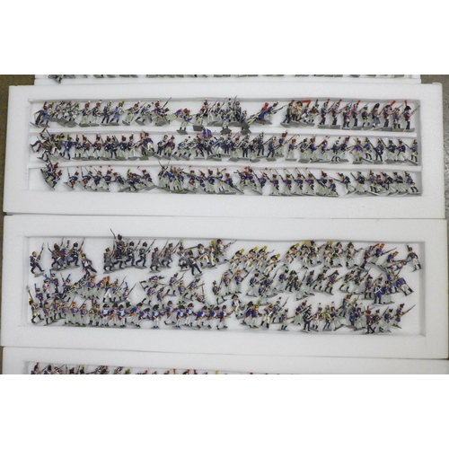 777 - A large collection of Napoleonic wargaming figures, over 900 in total **PLEASE NOTE THIS LOT IS NOT ... 