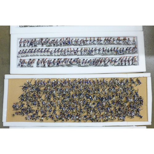 777 - A large collection of Napoleonic wargaming figures, over 900 in total **PLEASE NOTE THIS LOT IS NOT ... 