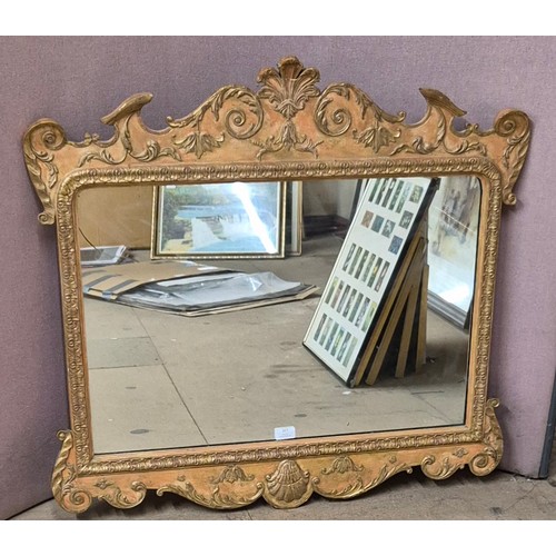 367 - A French Rococo style gilt framed mirror