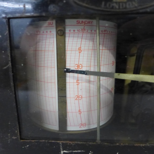 796 - Two early 20th Century Negretti & Zambra thermographs