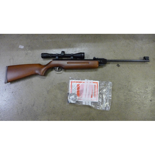 805 - A Weihrauch HW35K, 0.22 calibre air rifle with a Marchwood 4 x 40 scope