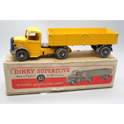 849 - A Dinky Super Toys 521 Bedford Articulated Lorry, boxed