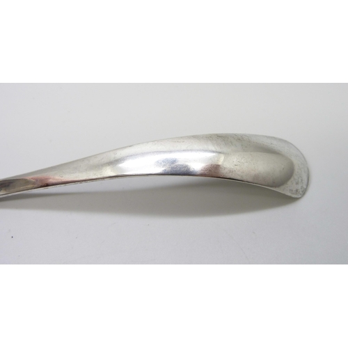 886 - A continental silver ladle, 49g