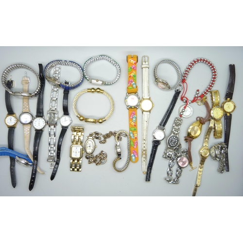 898 - A collection of lady's wristwatches