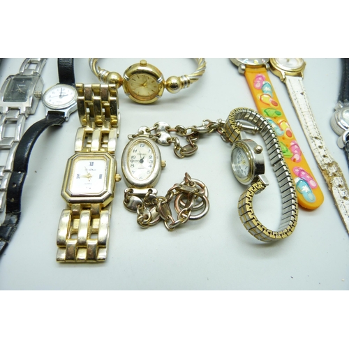 898 - A collection of lady's wristwatches