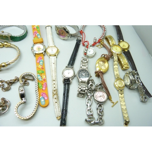 898 - A collection of lady's wristwatches