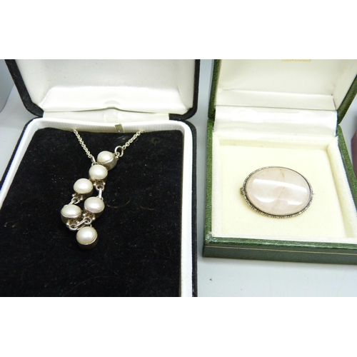 923 - Silver jewellery