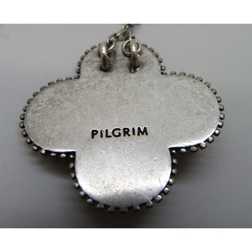 948 - A Pilgrim Danish Design pendant and chain