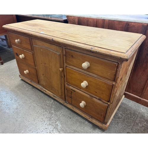 242 - A Victorian pine dresser