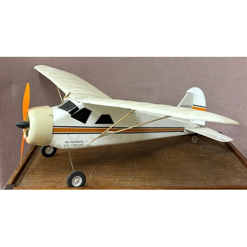 107 - A De Havilland Beaver model plane, designed for radio control