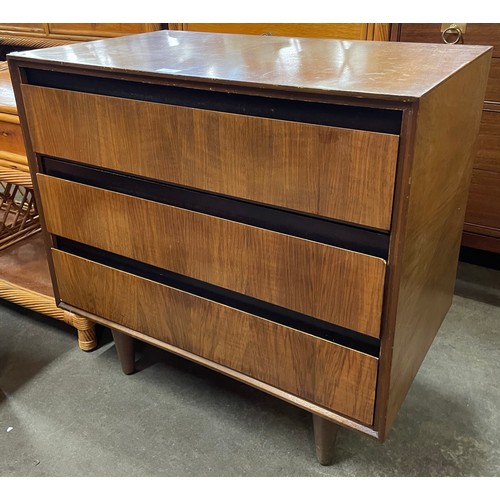 65 - A Meredew teak chest of drawers