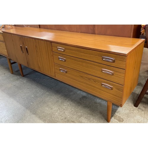 60 - A teak effect sideboard