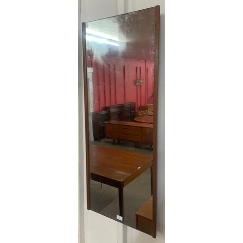 37 - A teak framed mirror