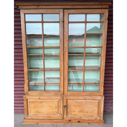 241 - A Victorian pine bookcase